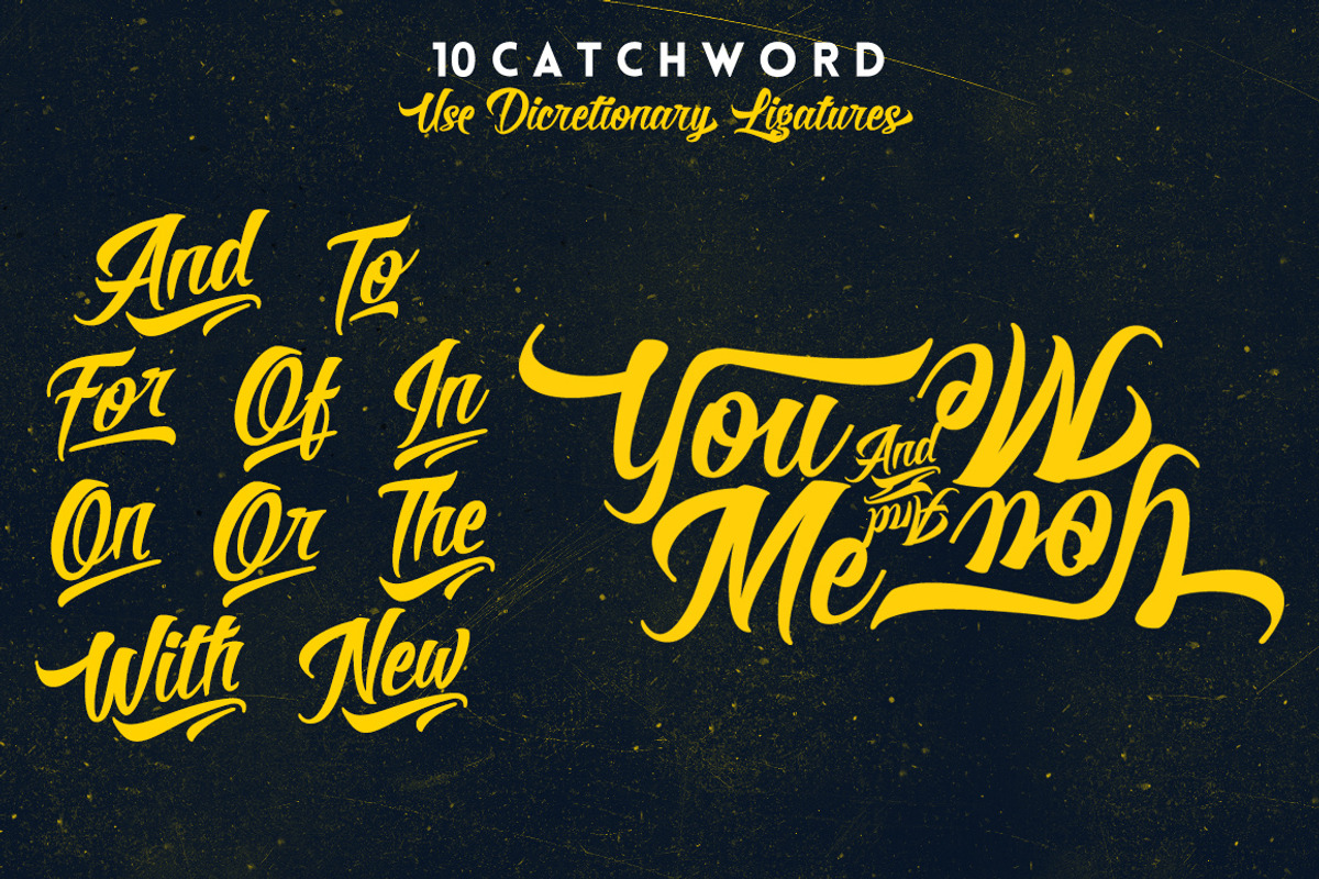 Roverd W+D - Vintage Retro Font, a Script Font by dexsarharryfonts (Photo 4 of 5)