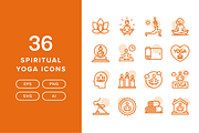 36 Spiritual Yoga Icons, an Icon by Furnace (Thumbnail 1 of 5)