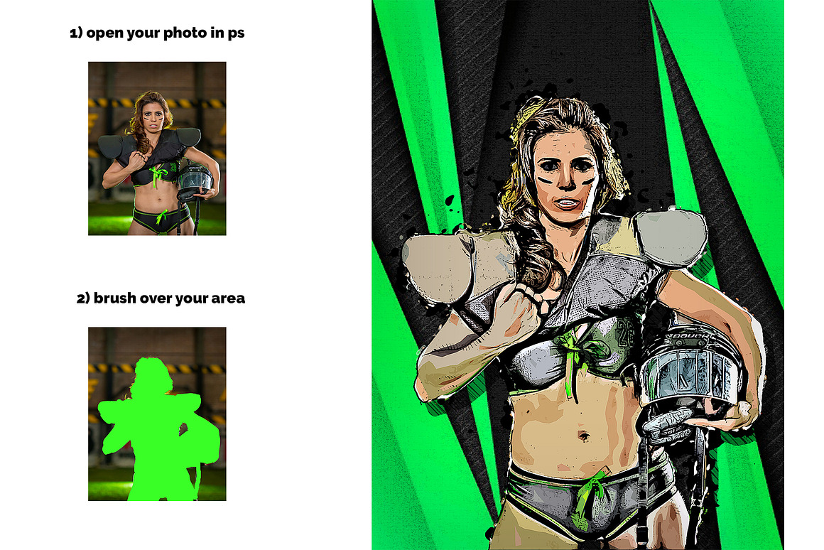 830 Creative Photoshop Action BUNDLE, an Action Add-On by Design Forest (Photo 97 of 133)
