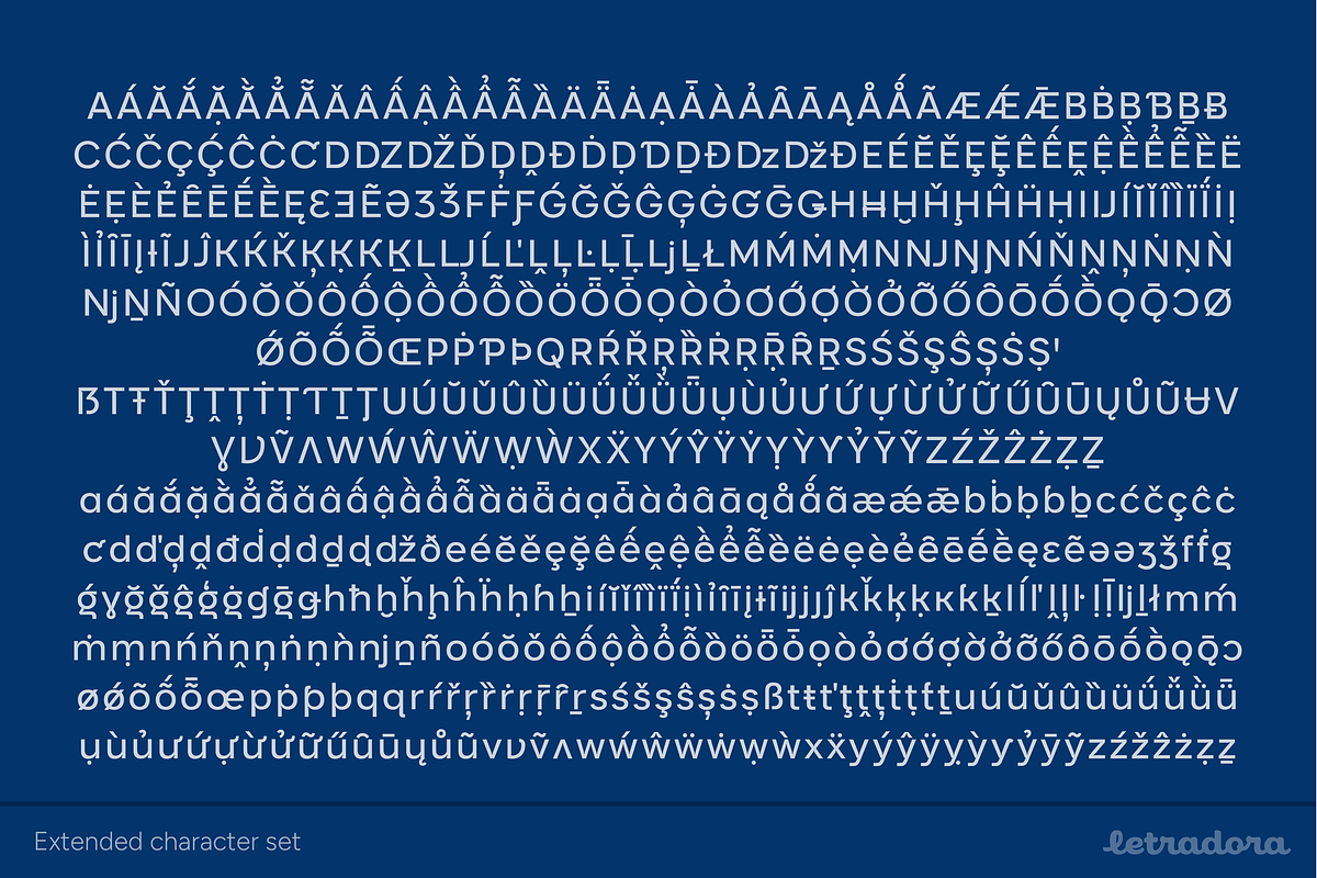 Trinket inktrap font, a Sans Serif Font by Letradora (Photo 9 of 10)