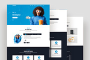 Personal Portfolio HTML Template, a Landing Page Template by nandinigraphics (Thumbnail 2 of 3)