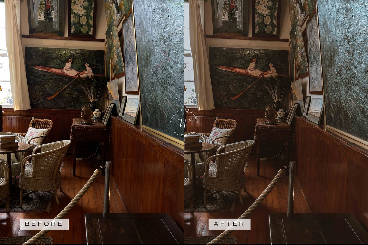 5 Moody Blogger Lightroom Presets, a Preset Add-On by TheWayfarerShoppe (Photo 11 of 17)