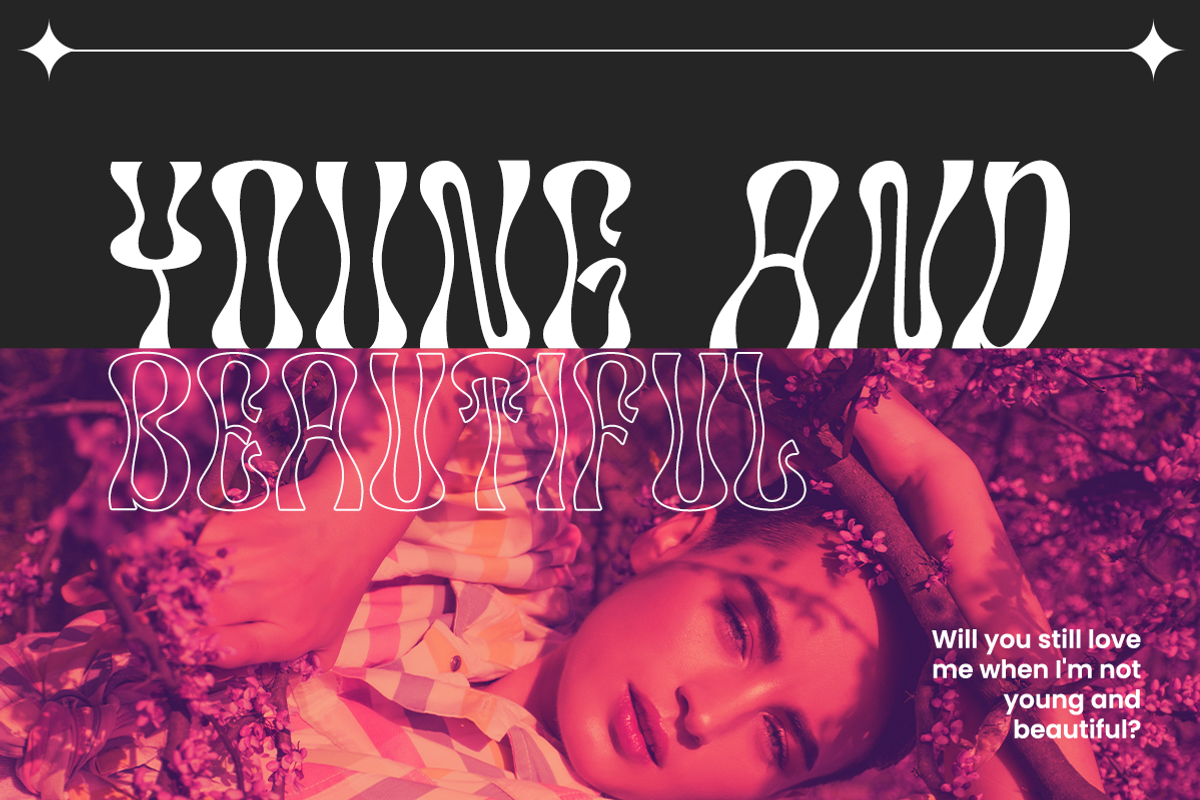 Lamiran - Distorted Wavy Font, a Sans Serif Font by RagamKata (Photo 5 of 12)