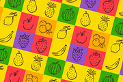 Fruit Vector Outline Handdrawn, a Pattern Graphic by Mangustudio (Thumbnail 2 of 3)