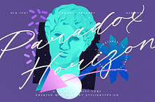Paradox Horizon Modern Script Font