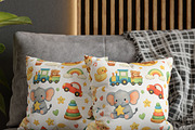 Cute Kids Seamless Pattern, a Pattern Graphic by elfy creative (Thumbnail 5 of 7)