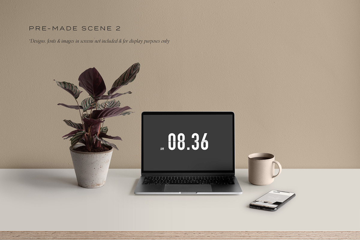 Desktop & Multi Device Scene Creator, a Mac Mockup by Moyo Studio (Photo 3 of 15)
