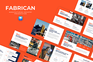 Fabrican - Manufacturing Industry, a Presentation Template by Biwarastudio