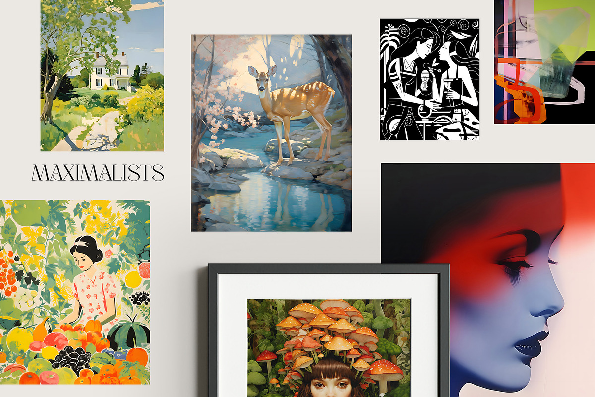 Maximalist Posters Wall Art Gallery, a Graphic by SunnyAfternoons (Photo 11 of 11)