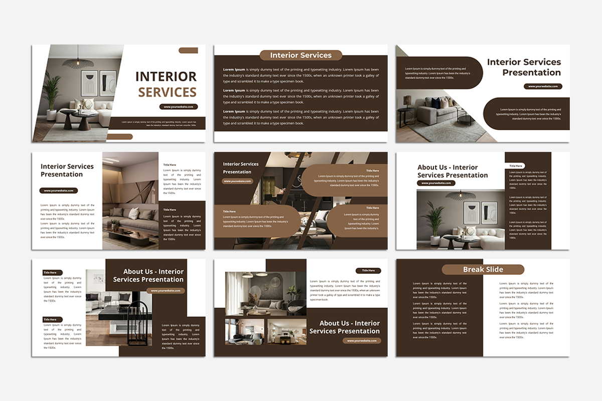 Interior Services - Google Slides, a Presentation Template by QR Design Studio (Photo 2 of 3)
