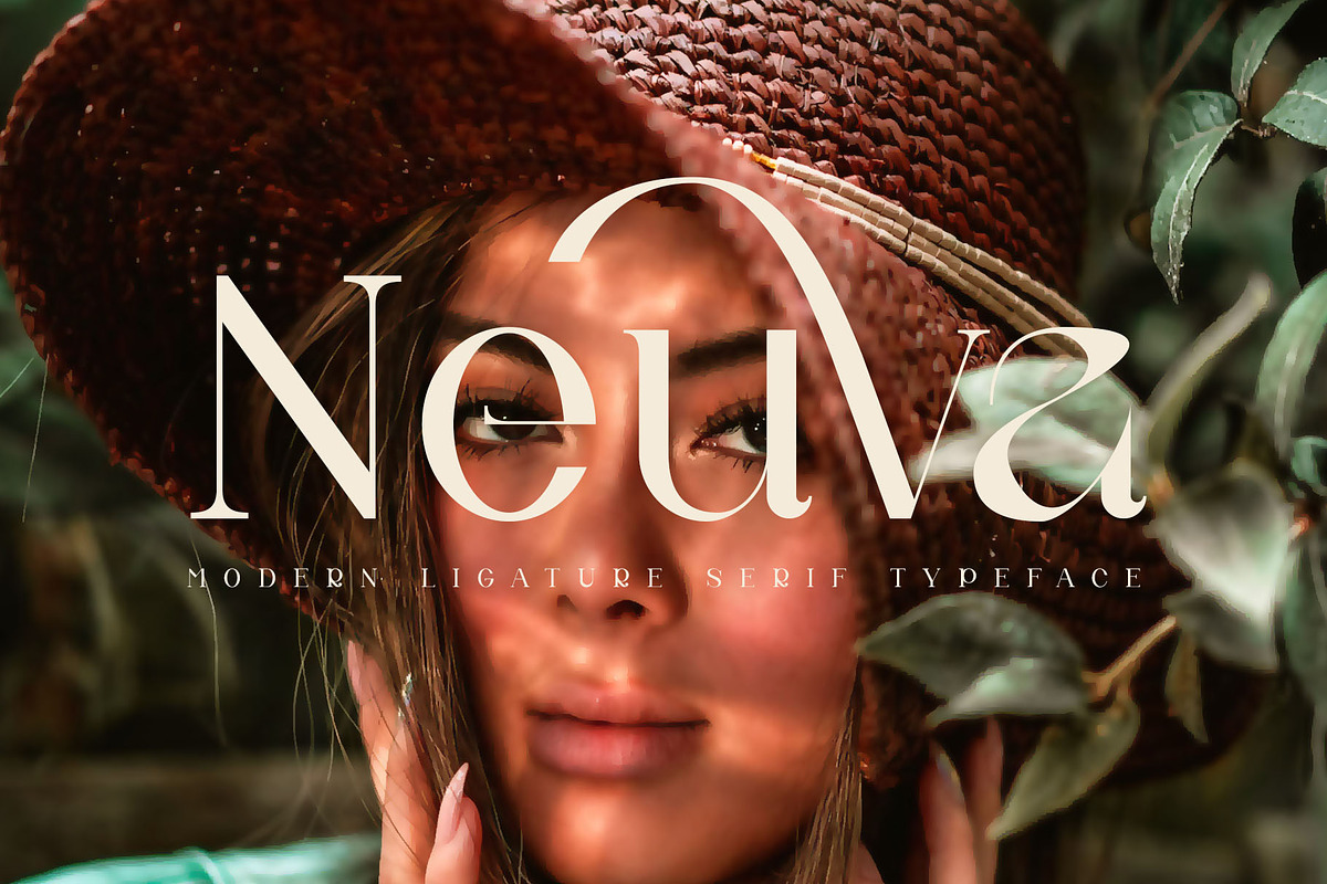 Neuva Ligature Serif Typeface, a Serif Font by yaqublekker (Photo 1 of 10)