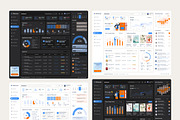 Multipurpose Admin Dashboard UI, an UI Kit Template by peterdraw (Thumbnail 5 of 7)