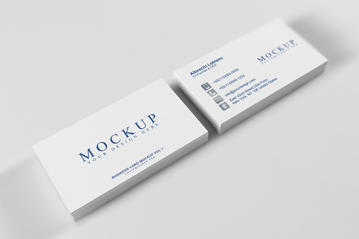 Business Card Mockup Vol 1, a Product Mockup by Honnum Graphic Art (Photo 4 of 16)