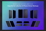 iPhone 8 Mockup Complete Pack Black, an iPhone Mockup by mockuptain (Thumbnail 7 of 10)