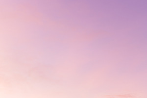 Pink, coral and violet sunset sky