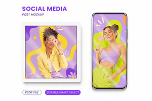 Instagram Social Media Post Mockup