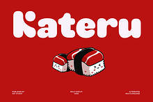 Kateru - Bold Food Branding Font