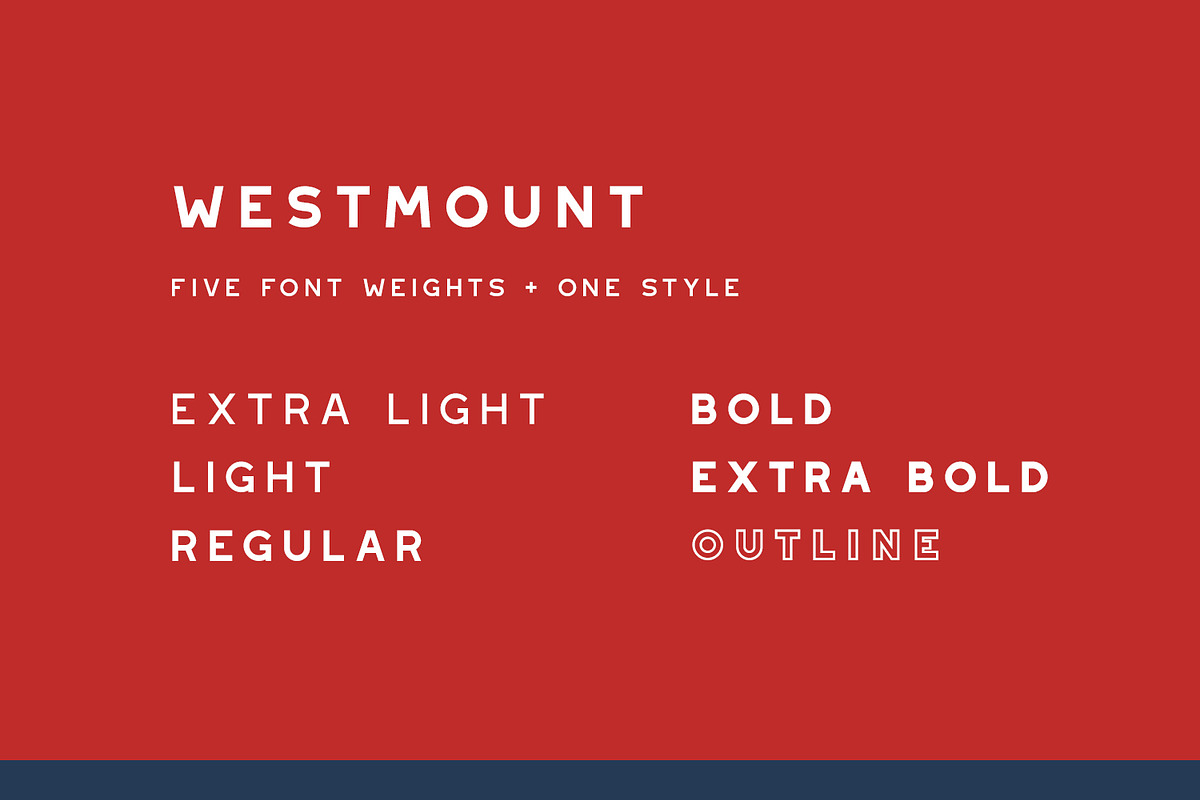 Westmount - 6 Sans Serif Fonts preview 7