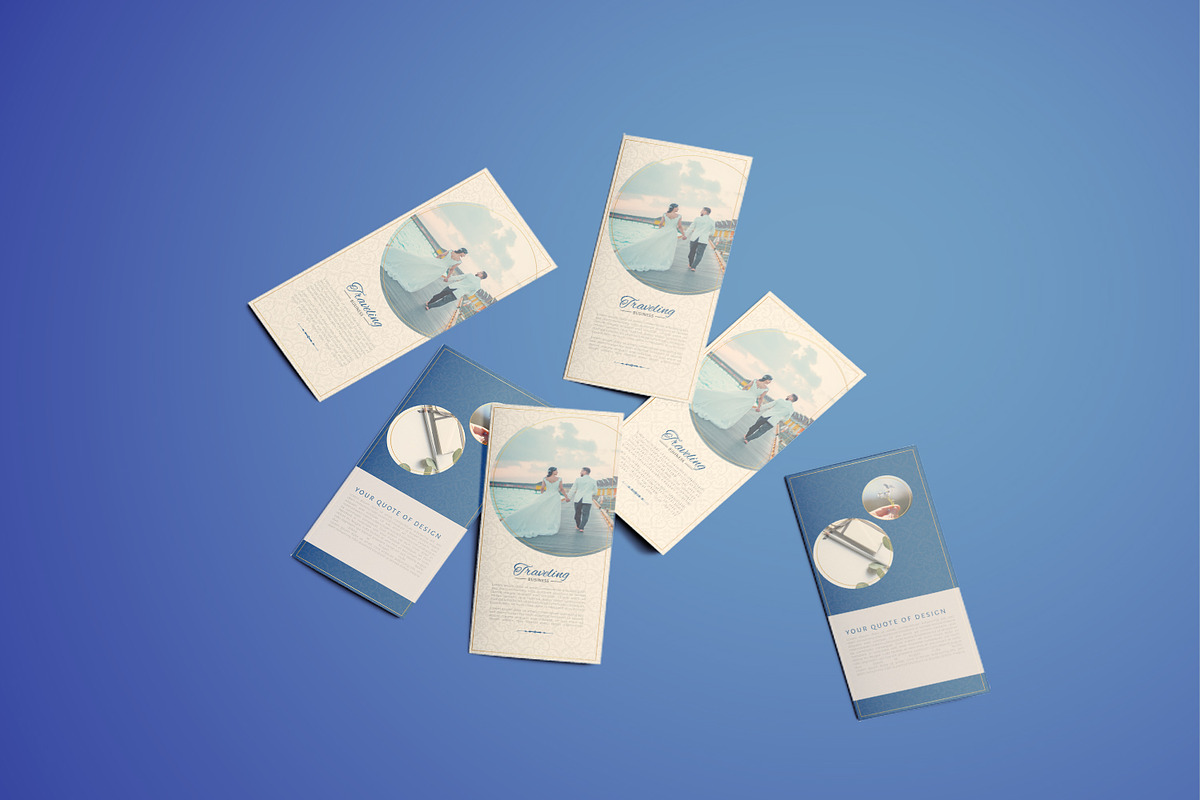 Traveling Business Trifold Brochure, a Brochure Template by Design with Qurat (Photo 9 of 9)