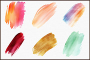 Colorful Brushstroke Clipart, an Illustration by Sublimation Artist (Thumbnail 3 of 6)