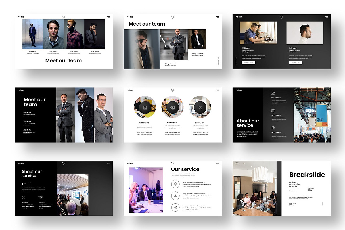 Ndase - Business Google Slide, a Presentation Template by Dens Creative Studio (Photo 3 of 6)