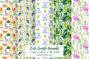 Watercolor Jungle Animal Clipart, an Animal Illustration by Watercolor Nastasia Art (Thumbnail 4 of 7)