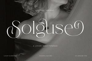 Solguse - A Luxury Serif Typeface