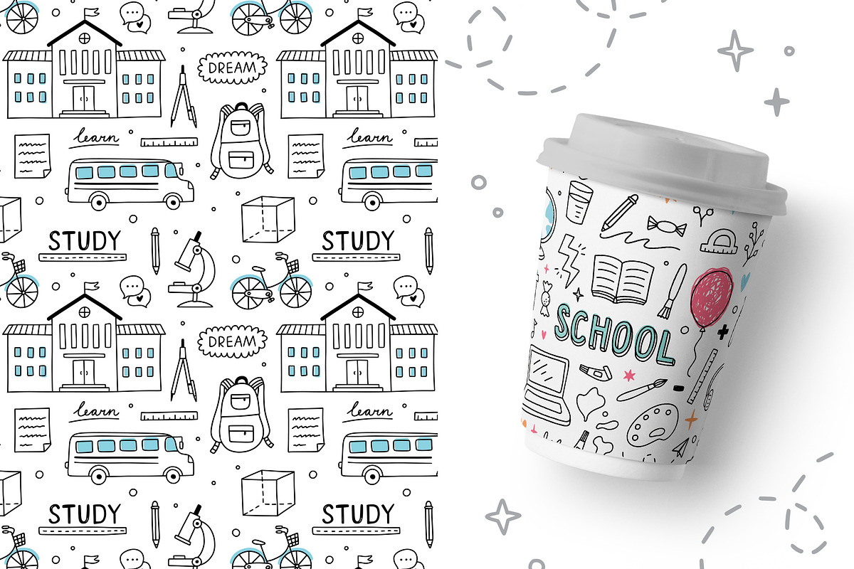 School Doodles, an Education Illustration by Redchocolate (Photo 7 of 9)