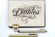 Ulgiora Edgy and  Luxurious Tattoo, a Script Font by WhymoreArt (Thumbnail 7 of 12)