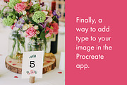 Procreate Typewriter Font numbers, a Brush Add-On by Nancy Ingersoll (Thumbnail 1 of 5)