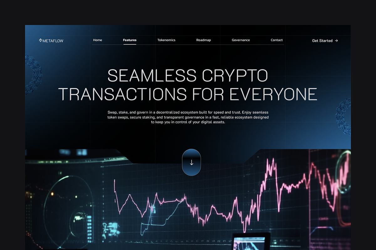 Figma Web3 DeFi Landing Page Templat, a Landing Page Template by Musara (Photo 5 of 6)