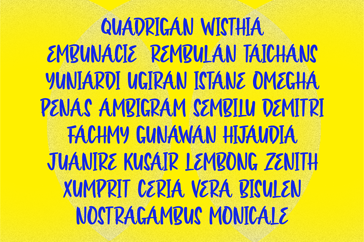 Overglows - Bold Brush Font, a Handwritten Font by Enxyclo Studio (Photo 9 of 14)