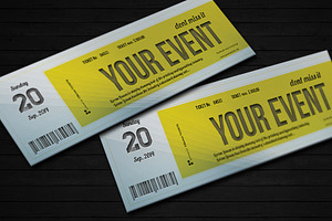 Elegant Event Ticket 01