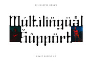 CS Colapse Drawn, a Sans Serif Font by Craft Supply Co. (Thumbnail 5 of 8)