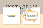 50 INSPIRING INSTAGRAM TEMPLATE, a Social Media Template by RB Boutique (Thumbnail 9 of 10)