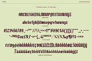 CS Blacken Stamp, a Blackletter Font by Craft Supply Co. (Thumbnail 8 of 8)