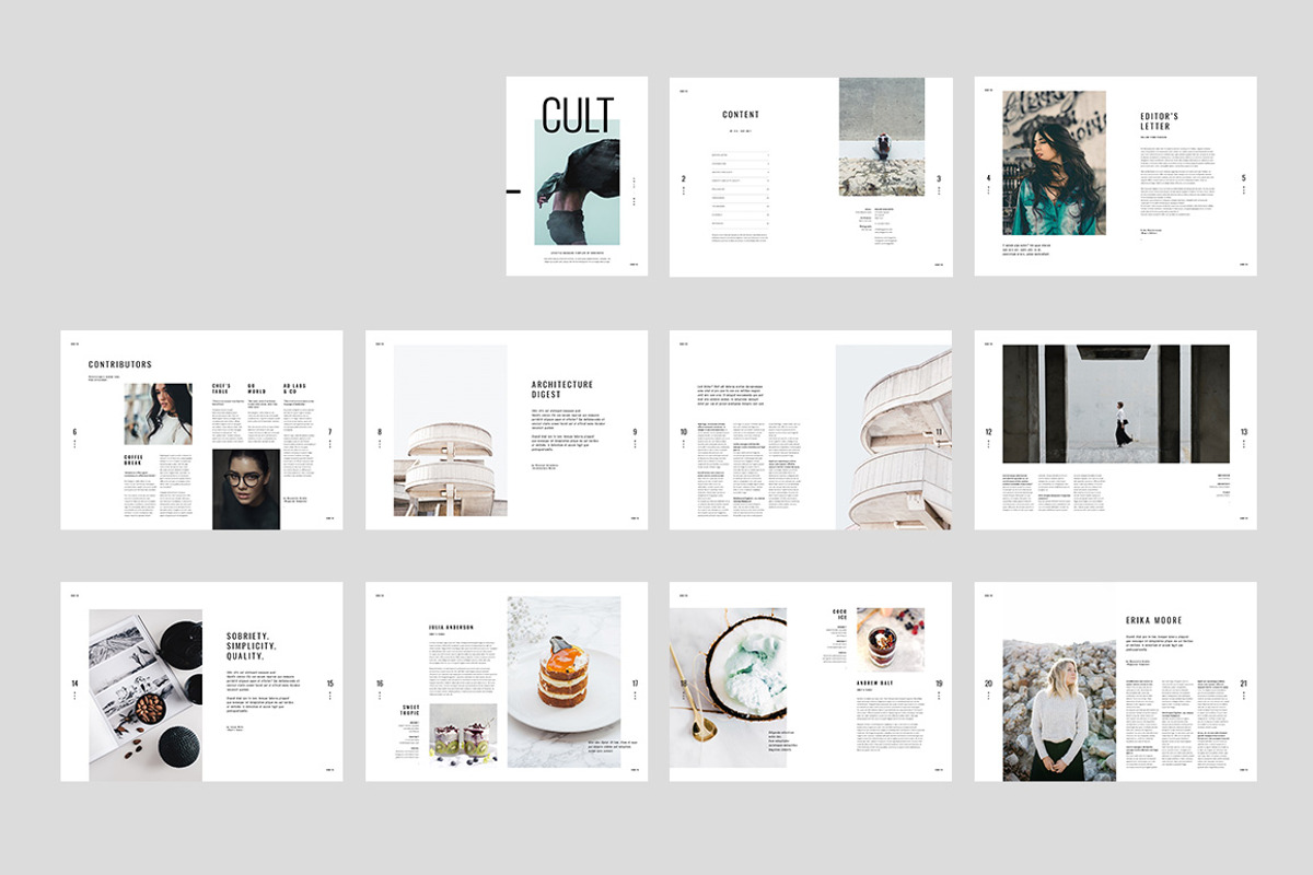 Cult Magazine, a Magazine Template by Moscovita Studio (Photo 13 of 14)