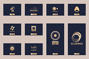 100 abstract logo, a Branding & Logo Template by airunreal (Thumbnail 3 of 14)