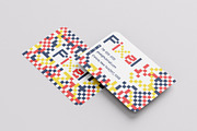 Pixel Business Card, a Business Card Template by Faisal Mehmood (Thumbnail 1 of 3)