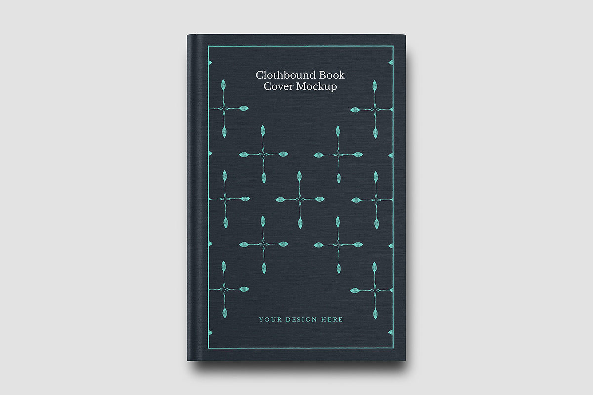 Clothbound Book Cover Mockup, a Books & Magazine Mockup by Aurora Graphics (Photo 1 of 4)