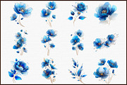 Abstract Flowers Clipart Bundle, an Illustration by Sublimation Artist (Thumbnail 3 of 6)