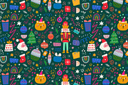 Cristmas holiday set, a Seasonal Illustration by MoleskoStudio (Thumbnail 18 of 18)