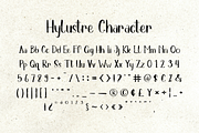 Hylustre - Watercolor Inked Display, a Script Font by Indotype Foundry (Thumbnail 7 of 10)