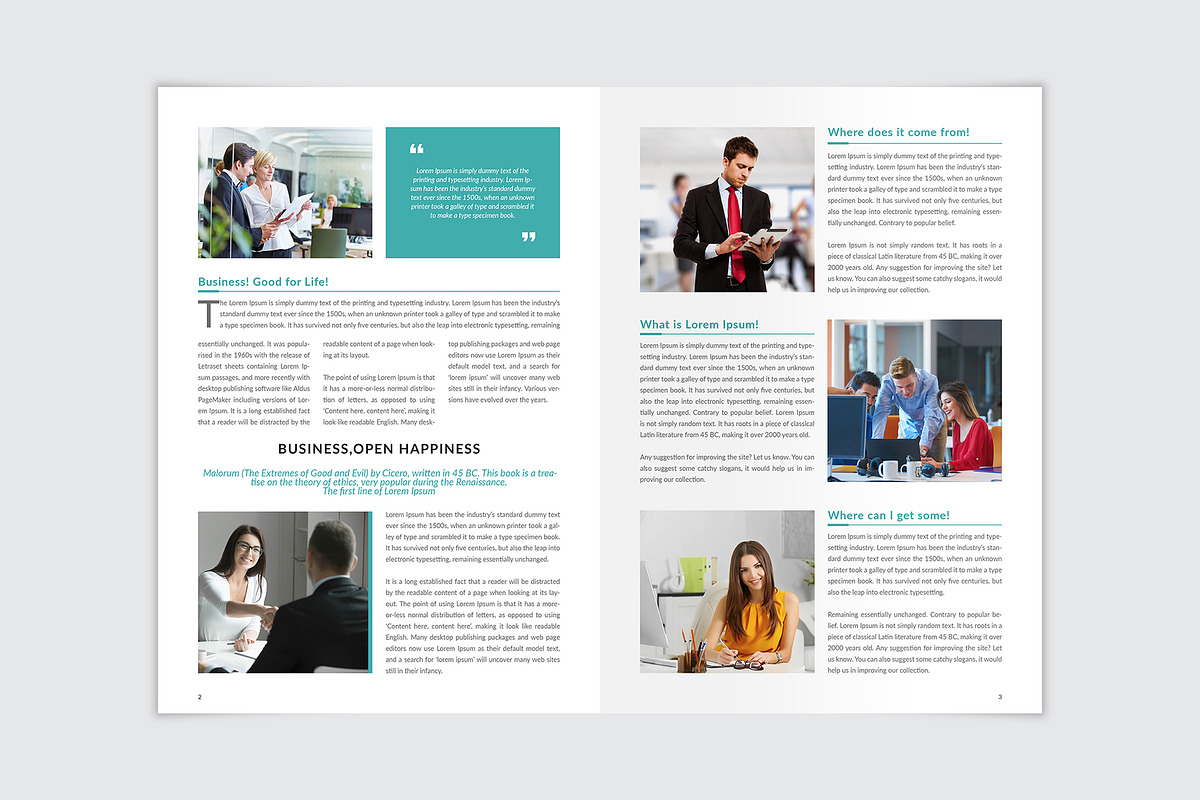 Weekly Newsletter Template, a Stationery Template by Amit Debnath (Photo 2 of 7)
