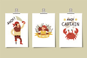 Cute vector pirate collection, a Graphic by My May Art (Thumbnail 5 of 9)
