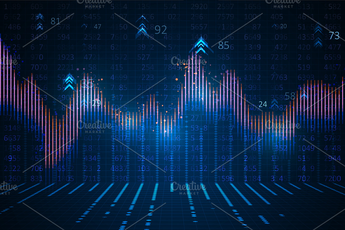 Abstract infographics visualization, a Finance Illustration by majcot (Photo 4 of 6)