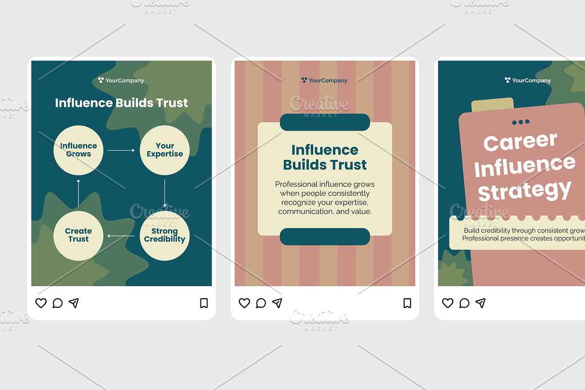 Career Influence Strategy Instagram, a Social Media Template by Izdihaar_Studio (Photo 4 of 4)