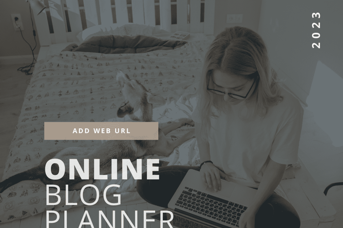 Online Blog Planner, a Stationery Template by Brand Your Biz Co. (Photo 8 of 10)