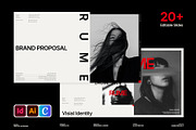 RUME – Brand Proposal, a Presentation Template by Templeste (Thumbnail 1 of 7)