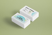 Gradient Geometric Business Card, a Business Card Template by graphicook (Thumbnail 2 of 3)